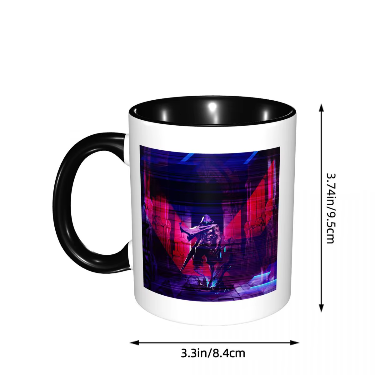 Tasse à café en céramique amusante Omen V-Valorant Riot Games