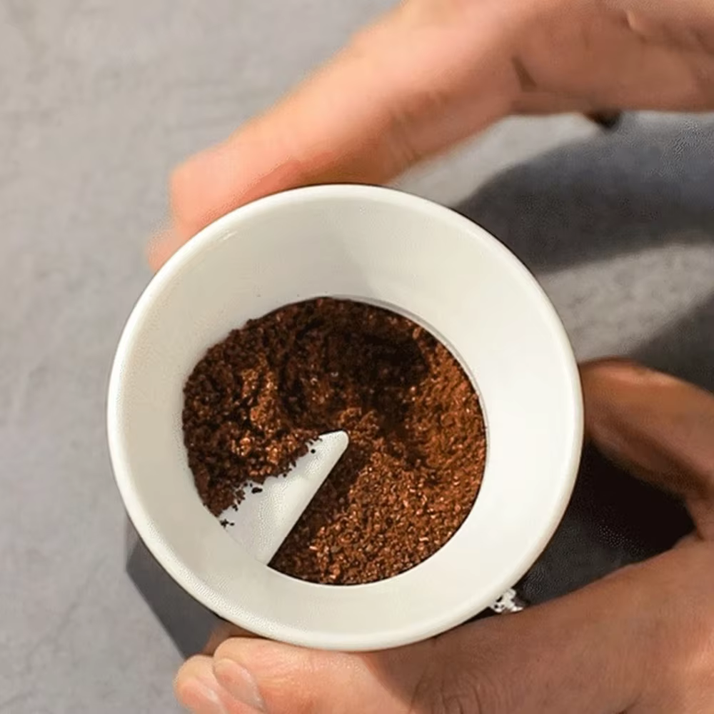 Pot à moka anti-vol avec anneau de remplissage de poudre