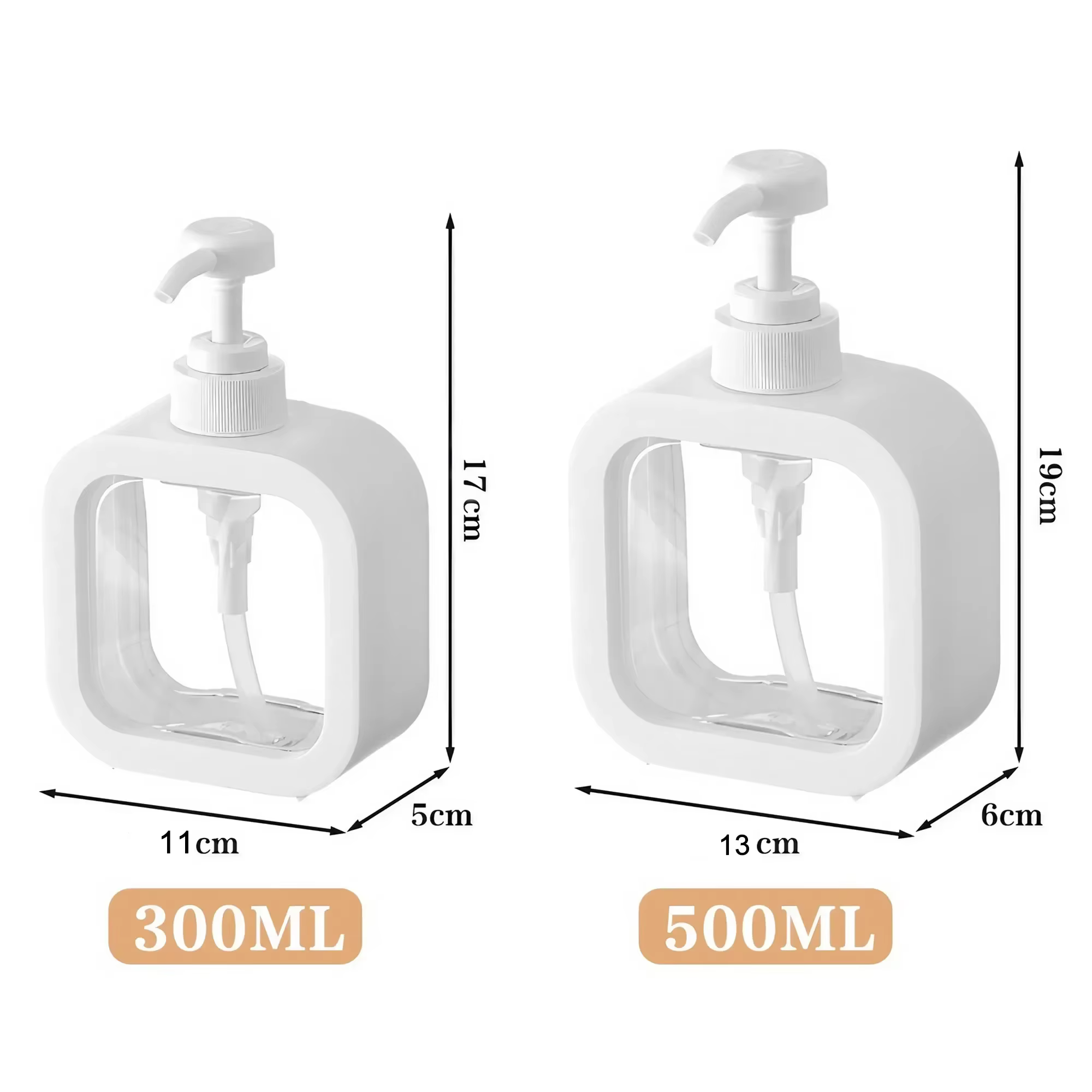 Bouteille rechargeable de grande capacité pour shampoing