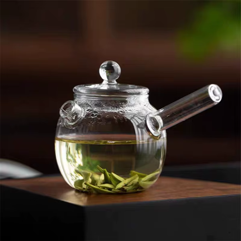 Théière en verre de style japonais avec filtre
