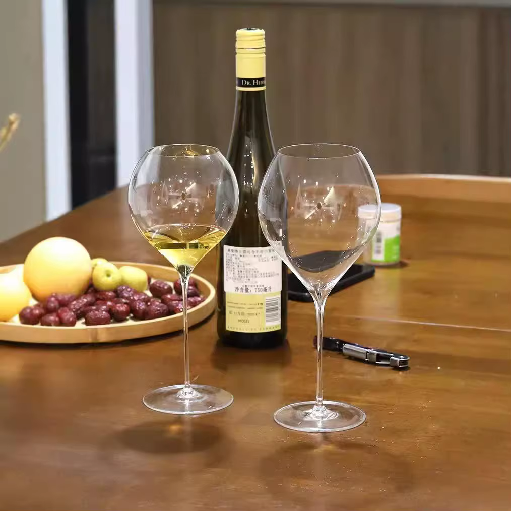500ml Large Ultra-thin Sheer Red Wine Glasses White