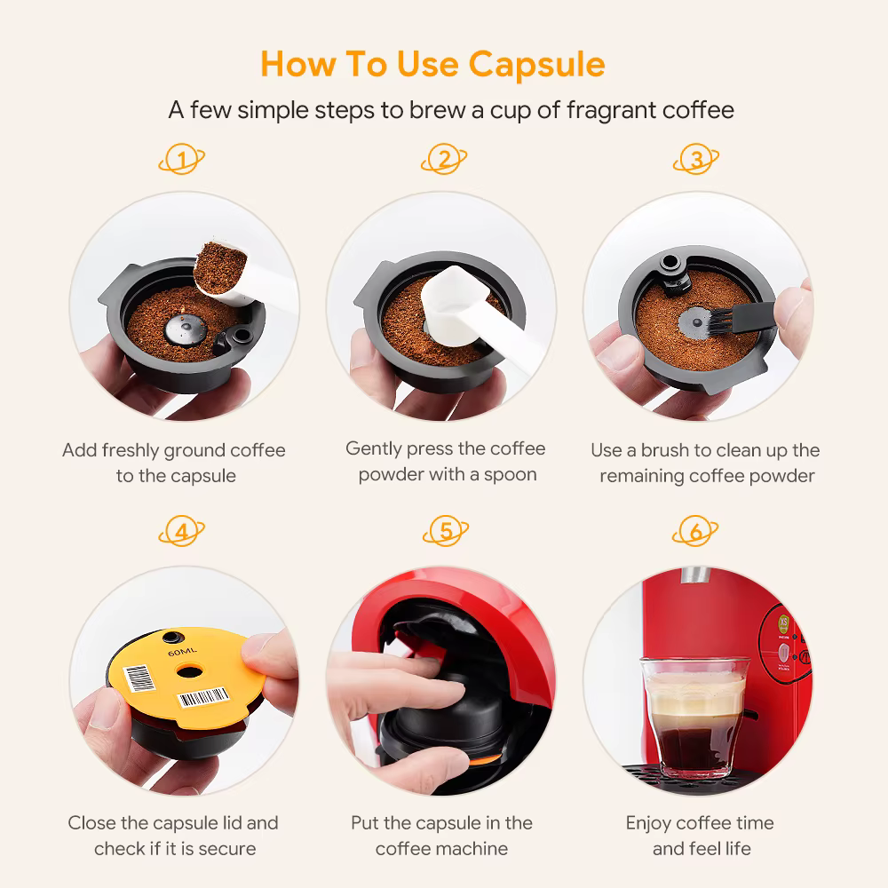 Dosettes de café réutilisables