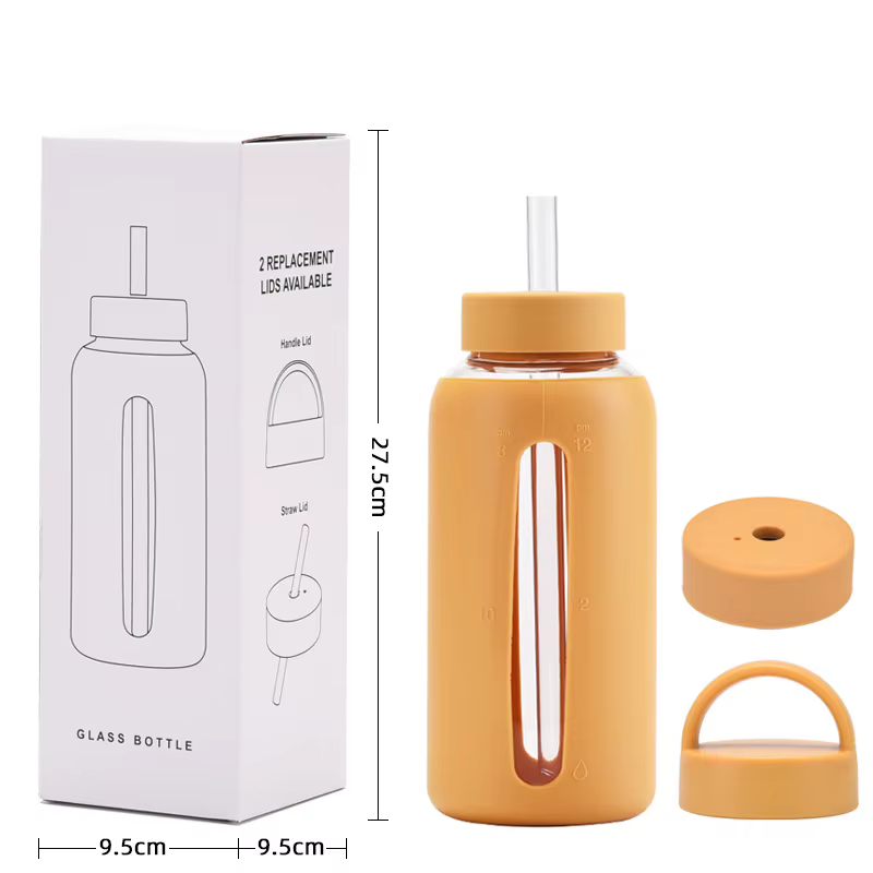 Tasse en verre de grande capacité de 800ml
