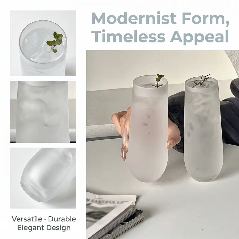 Verres à café transparents