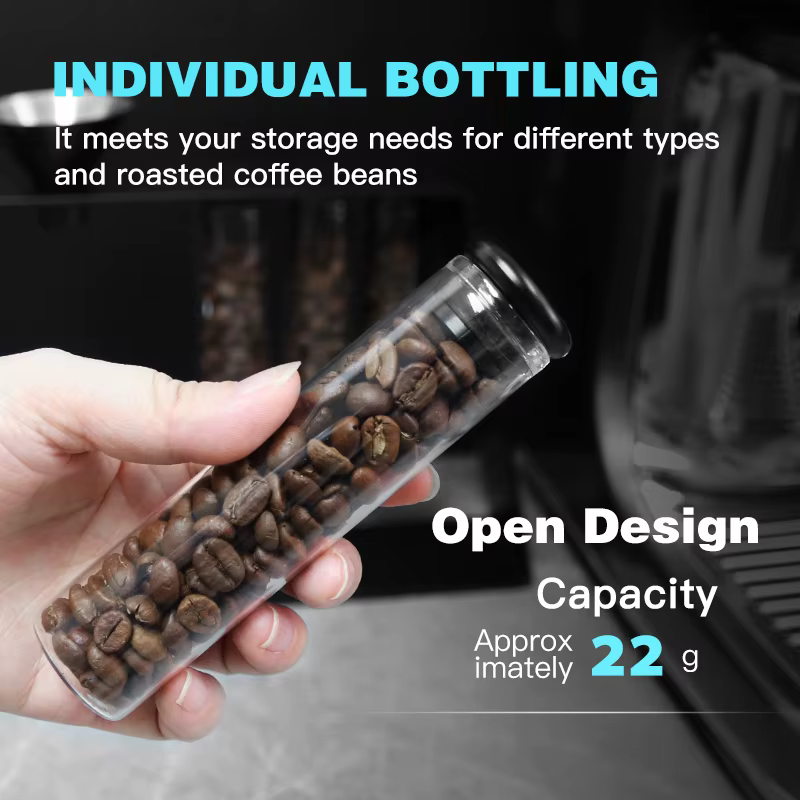 Contenant de stockage magnétique pour grains de café