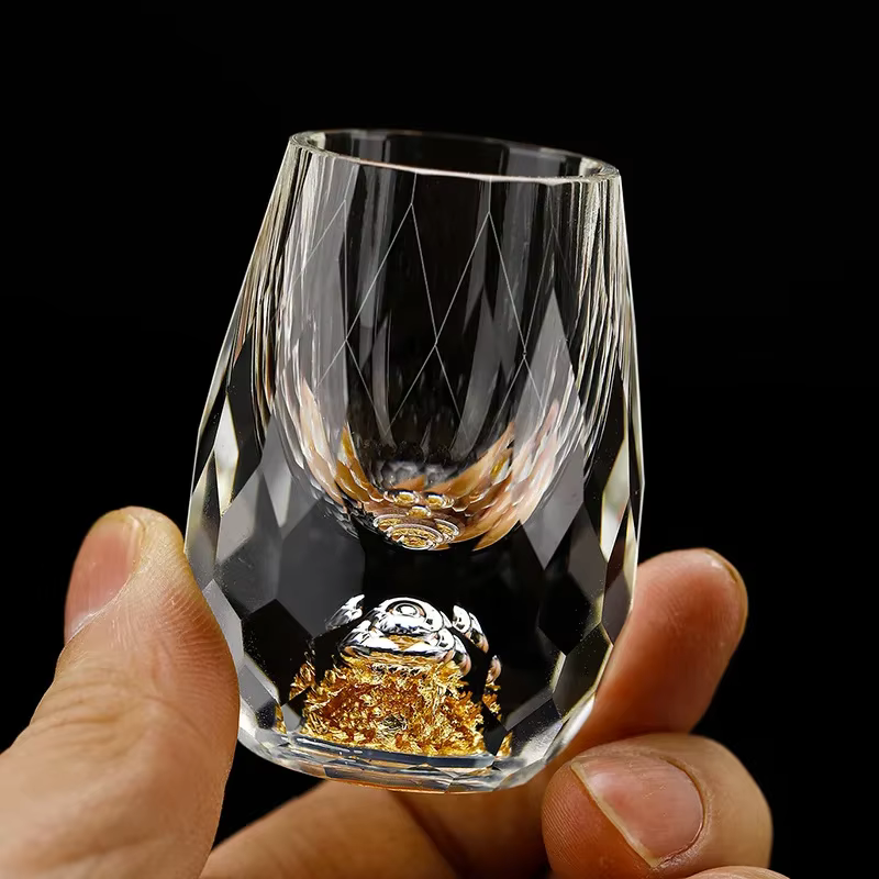 Verre de cristal de luxe Vodka saké Shochu barre