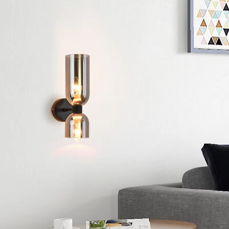 Lampe murale en verre de luxe minimaliste moderne