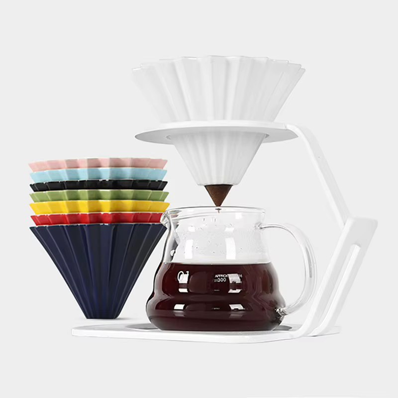 Tasse filtre à café en céramique faite à la main