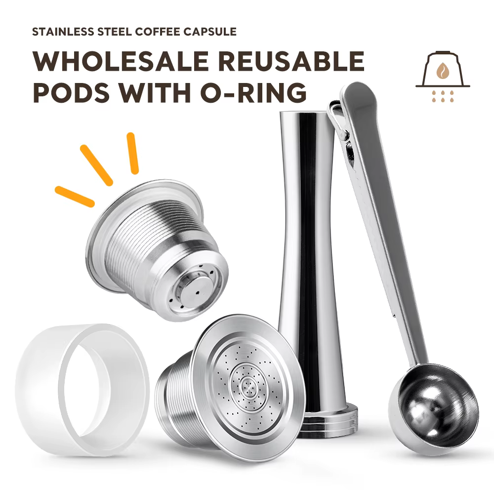 ICafilas – Capsule de café rechargeable pour machine à café Nespresso