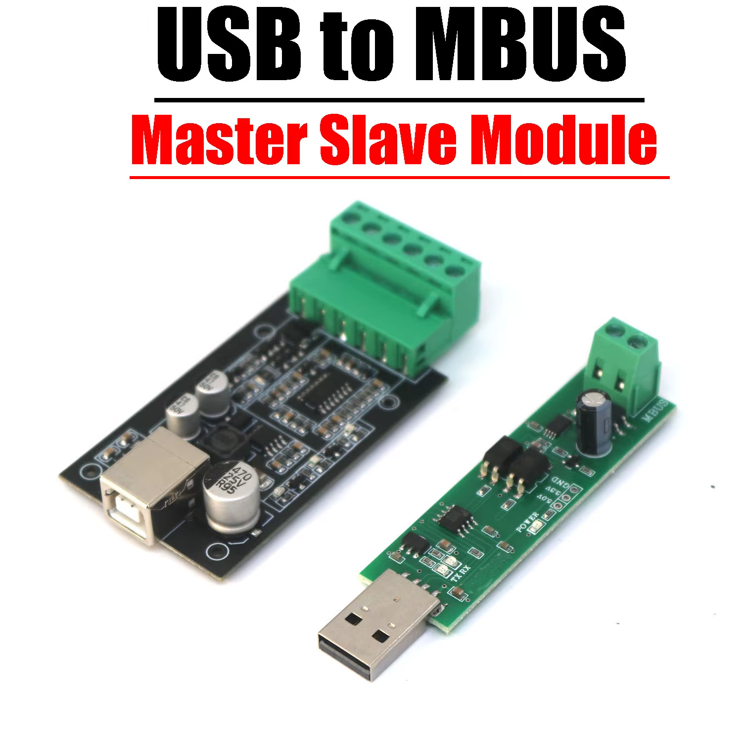 Module convertisseur USB vers MBUS pour lecture de compteurs maître/esclave, communication de données et débogage pour compteurs intelligents d'énergie, de chaleur et de gaz