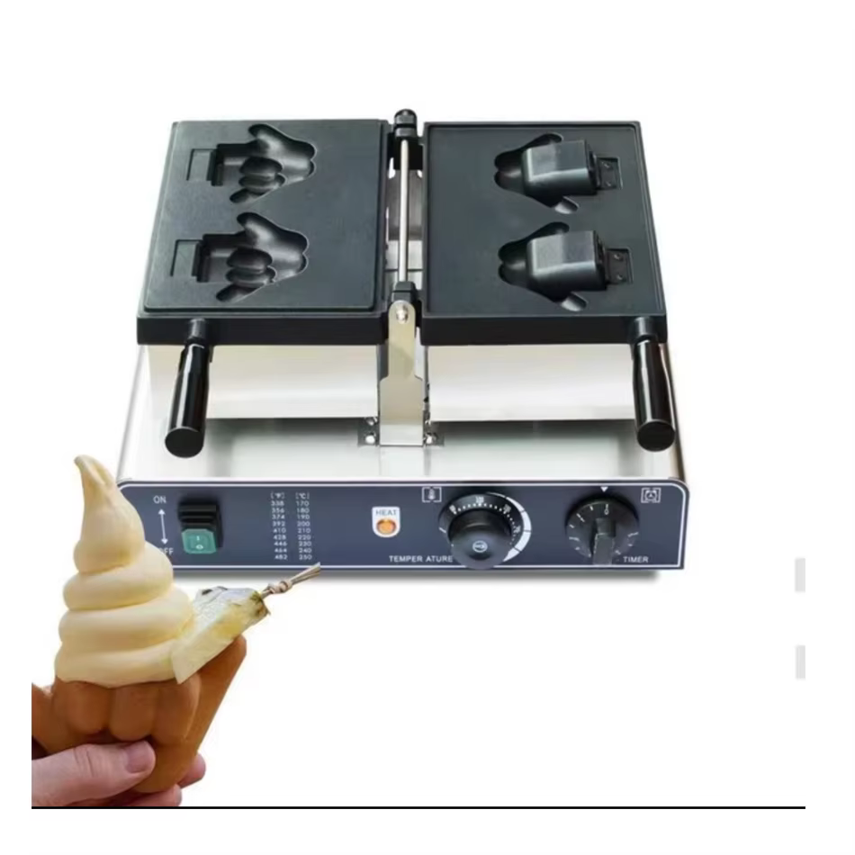 Shaka-Boom – Machine à cône de gaufre pour café