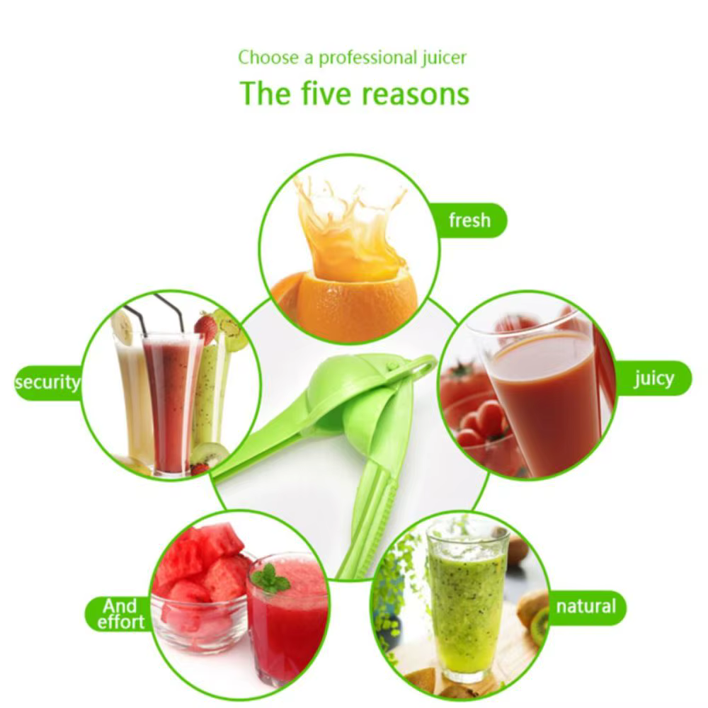 Presse-citron et citron en plastique