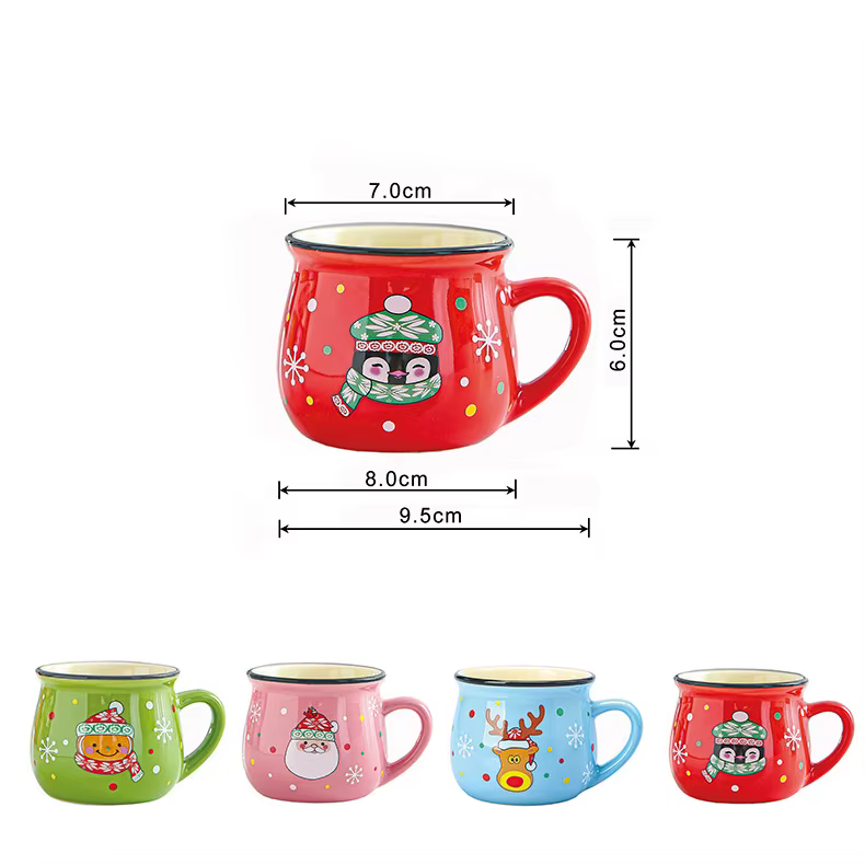 Tasse à Mousse de noël en céramique