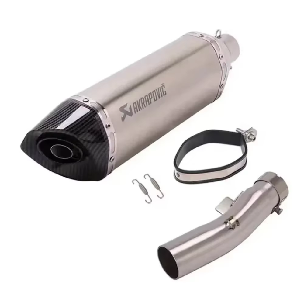 Nouveau pour Macbor Montana XR5 MontanaXR5 système d'échappement de moto Tube de silencieux modifier le tuyau de liaison intermédiaire