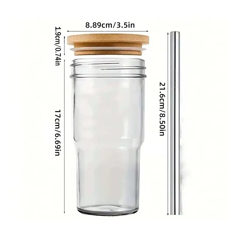 Tasse en verre de 750ML