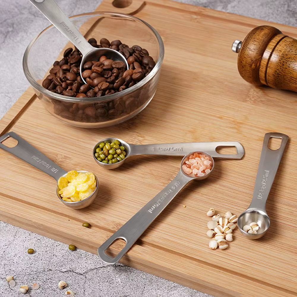 Ensemble de cuillères à mesurer en acier inoxydable