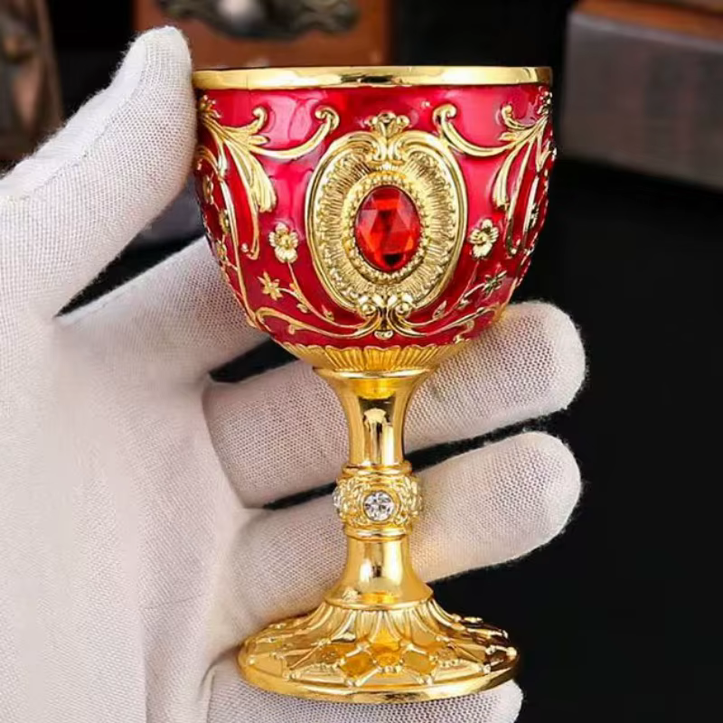 Verre à vin, tasse à Vodka esprit sculpté