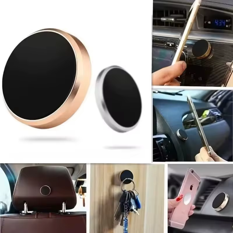 Support de téléphone magnétique pour voiture support de téléphone de voiture universel pour iPhone Xiaomi Huawei Samsung tableau de bord mural autocollant magnétique de voiture