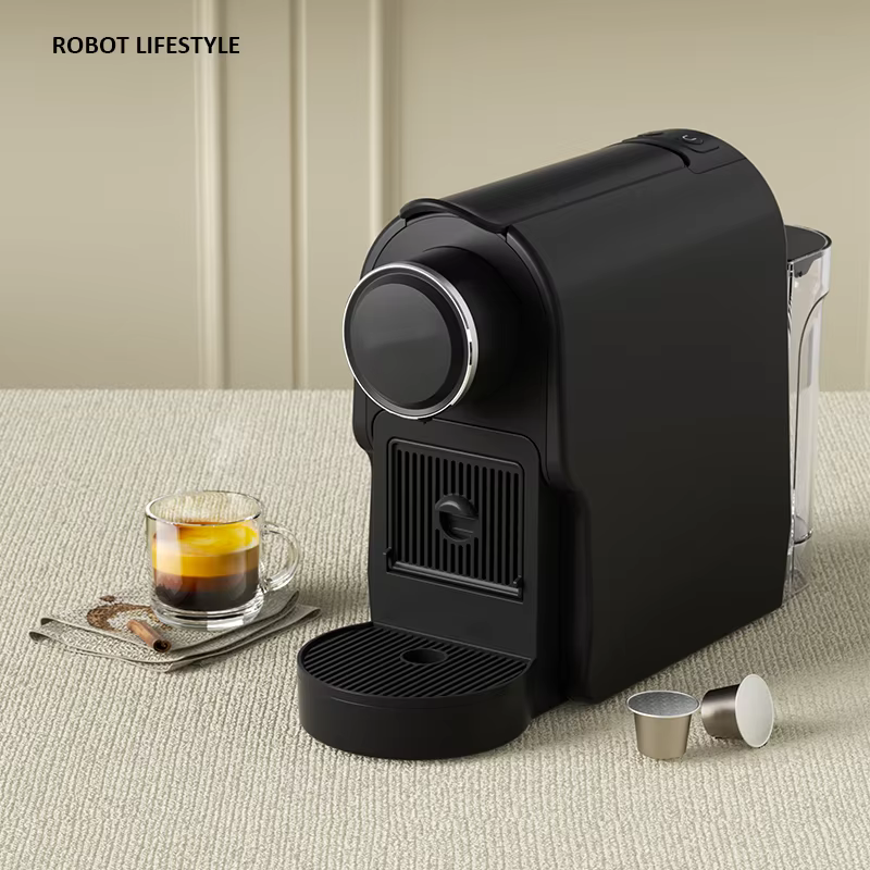 Machine à café expresso à capsules, petite machine à café automatique avec réservoir d'eau amovible de 650 ml, 20 bars, pour la maison, l'hôtel, le bureau