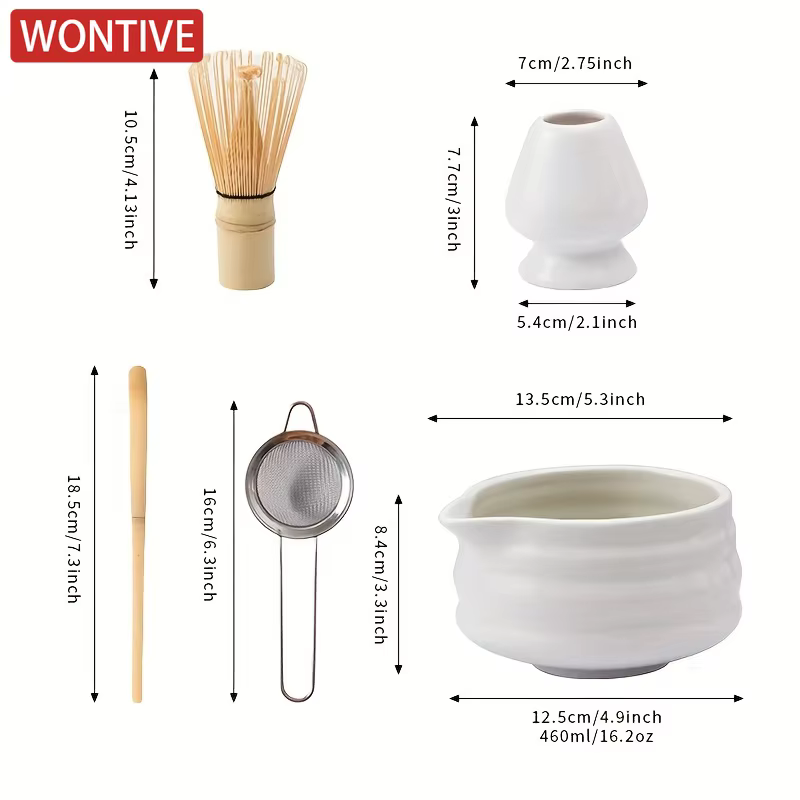 1 ensemble d'ensemble Matcha japonais