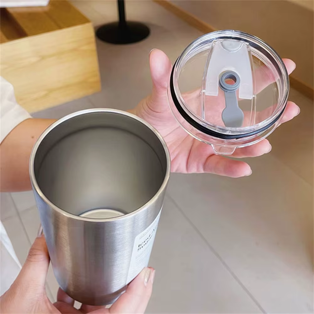 Tasse à café Portable en acier inoxydable de 600ml