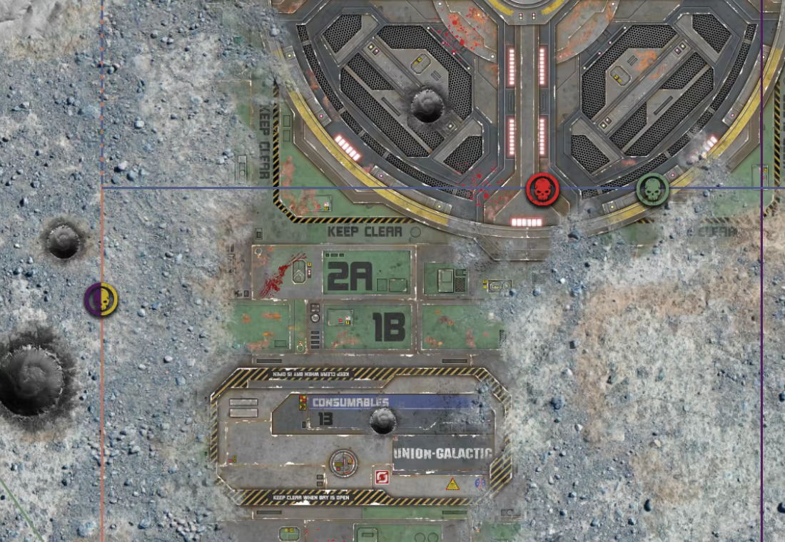 Battlemat, Gamemat, Deployement Zone, NOUVELLE édition 11e, 66"x44", Accessoires de wargame, Battlemats