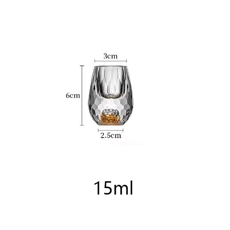 Ensemble de verres à vin en cristal de 15ML