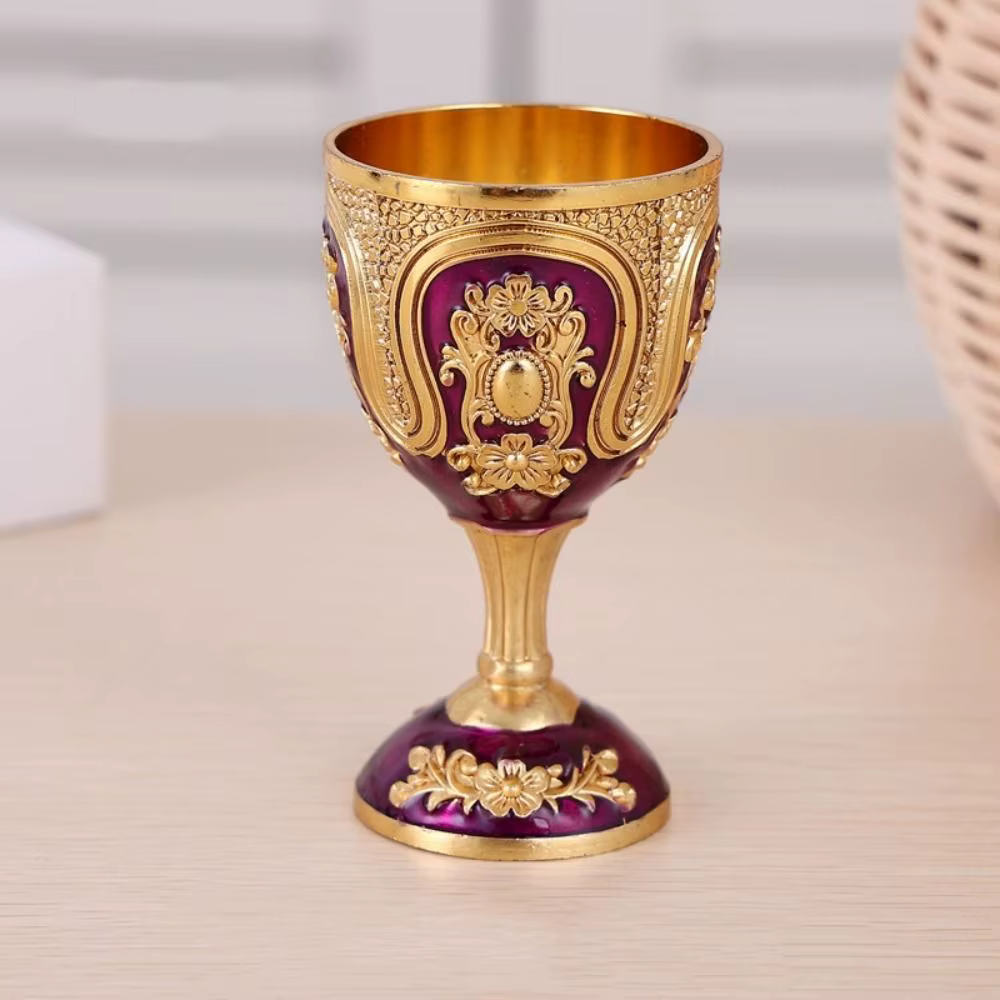 Verre à vin Vintage classique en métal