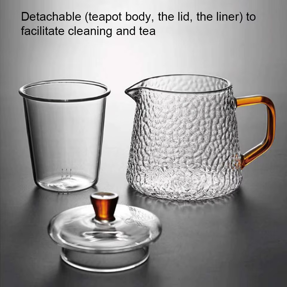 Théière Japonaise en Verre Borosilicate avec Infuseur
