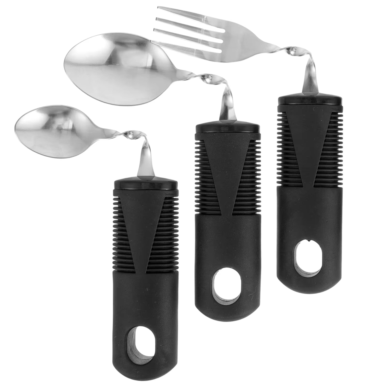 Couverts pliables portables en acier inoxydable pour adultes