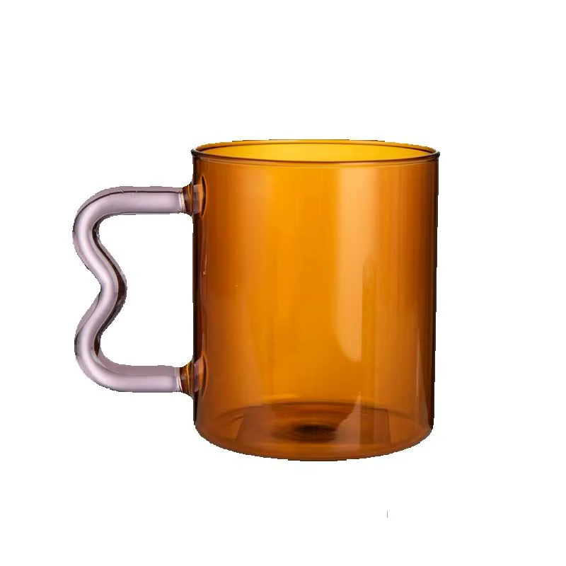 Tasse en Verre Coloré à Oreilles
