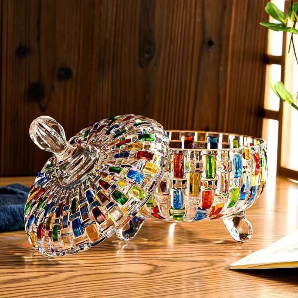 Pot à bonbons en verre de Style européen