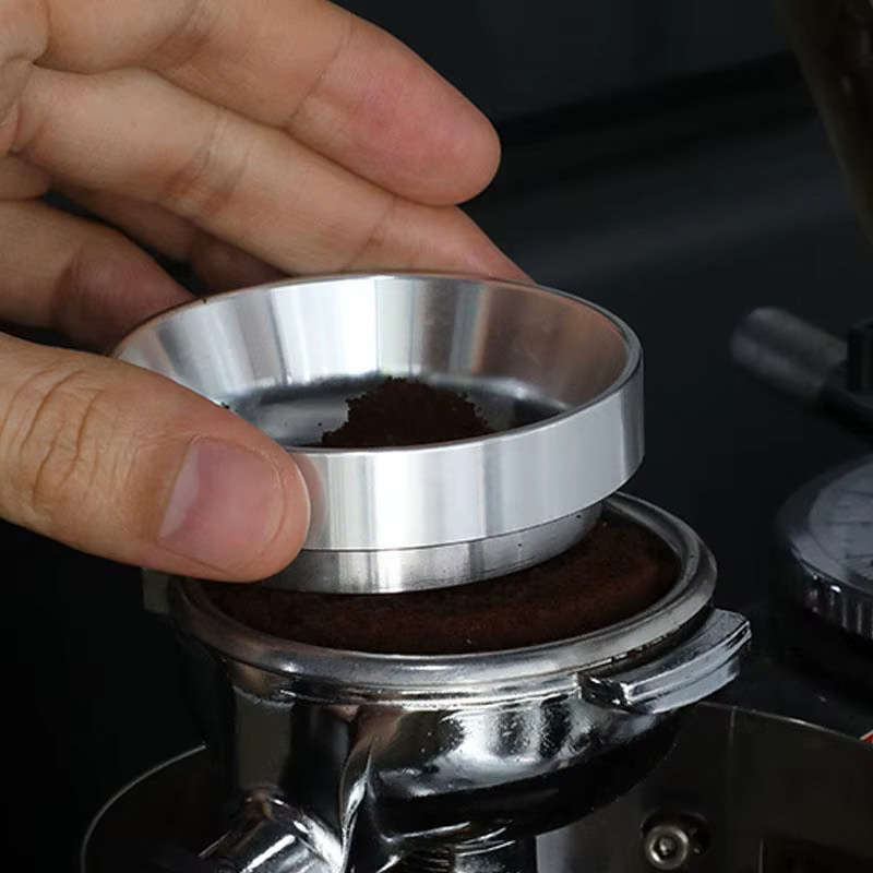 Anneau de dosage Intelligent en aluminium pour bol café en poudre expresso Barista outil pour 51//53/54/58MM profileur