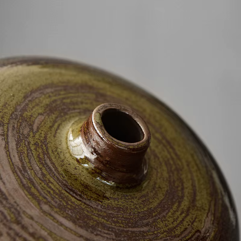 Vase Vintage en porcelaine grossière