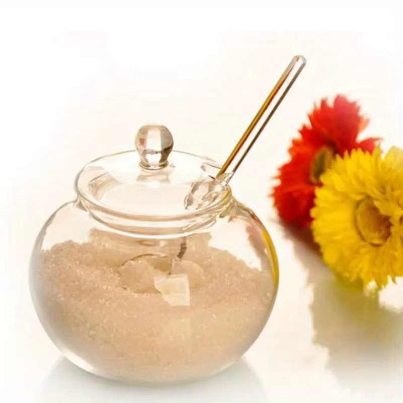 Sucre Transparent de 350ML avec couvercle