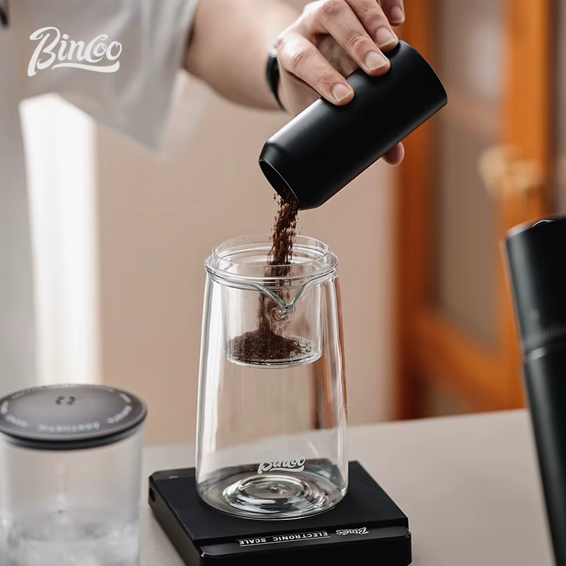 Bincoo – Pot d'égouttement de glace en verre Transparent