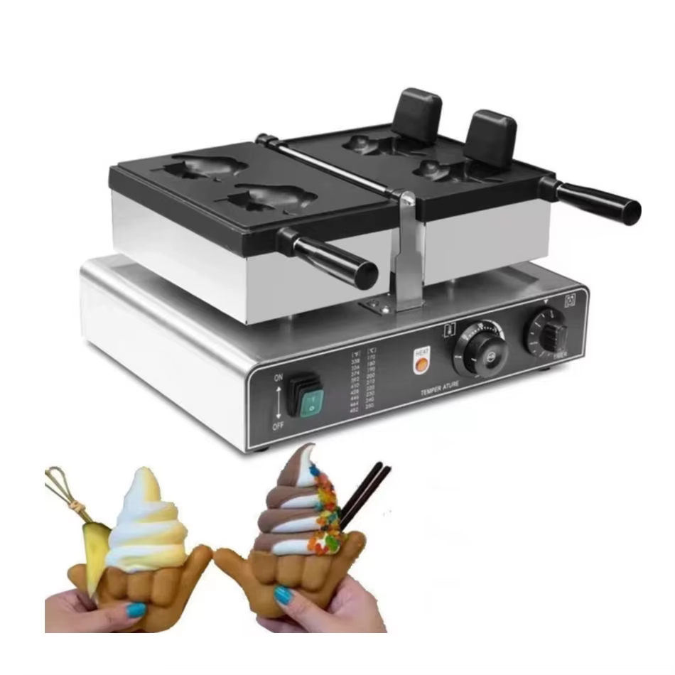 Shaka-Boom – Machine à cône de gaufre pour café