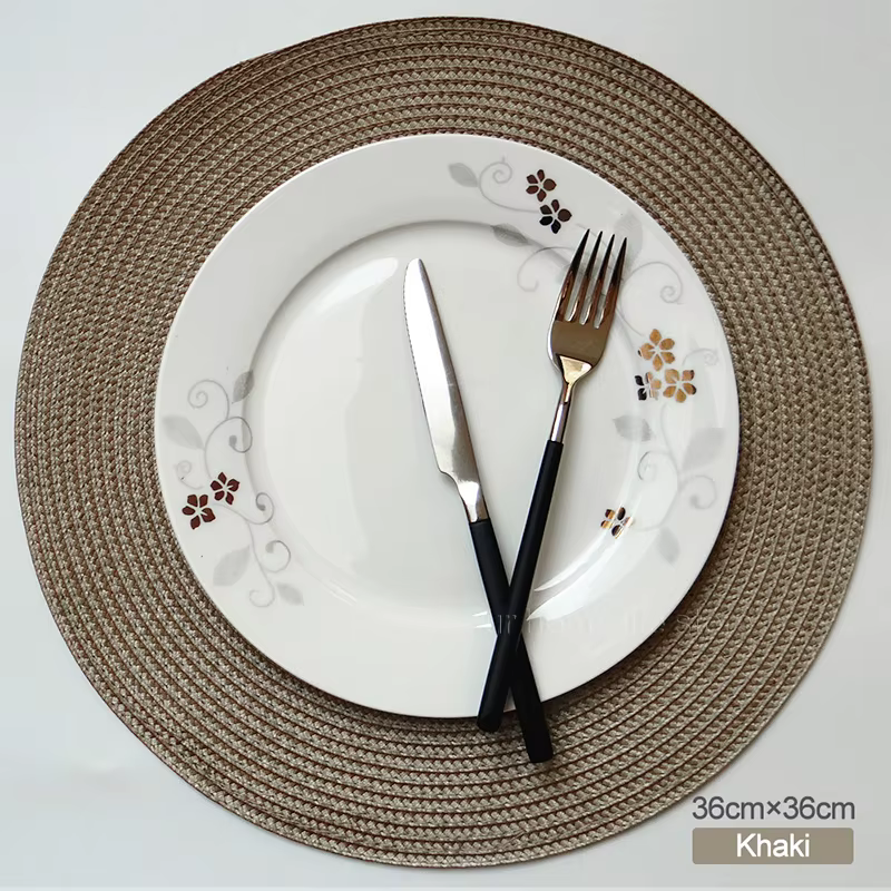 Ensemble de sets de table ronds