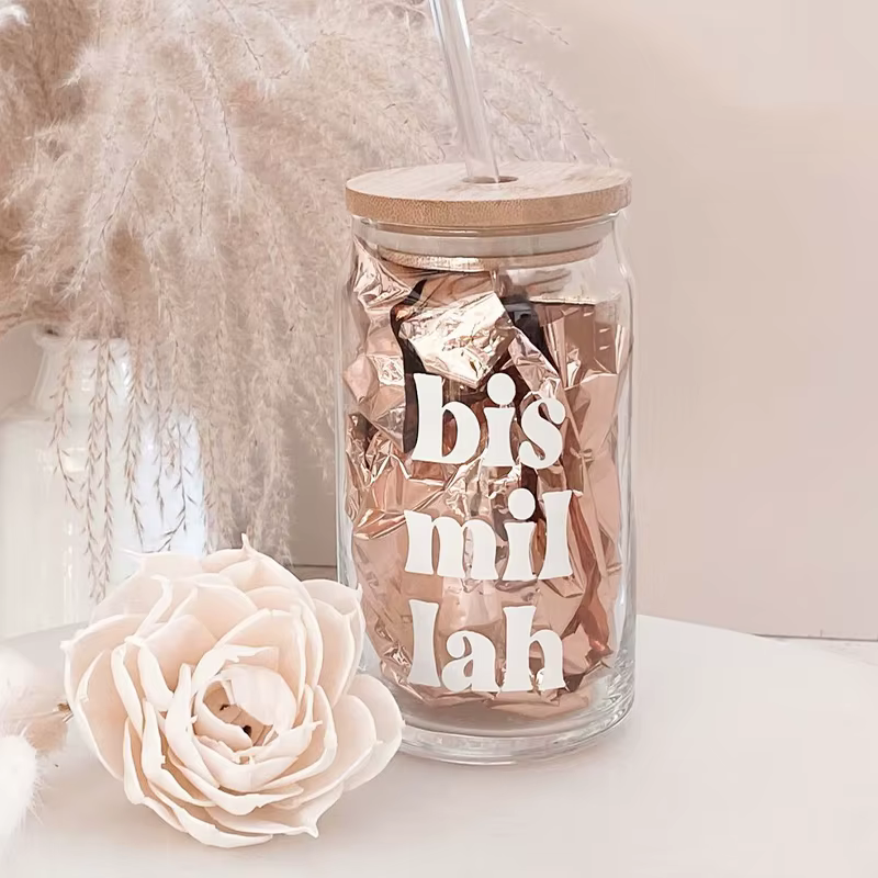Tasse en verre Transparent Eid al-adha Bismillah