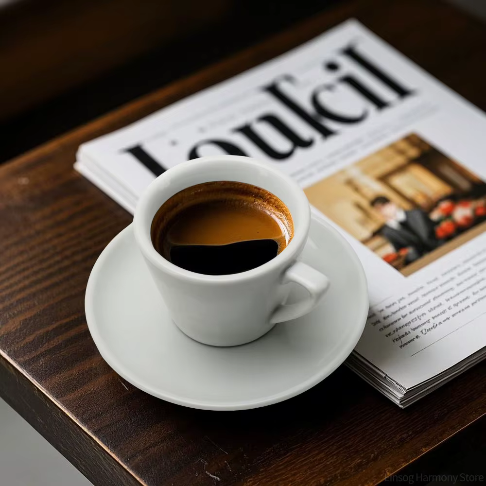 Tasses à expresso en céramique de 60ML avec soucoupe