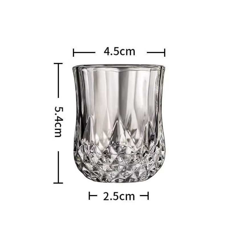 Verre à whisky en forme de rhum