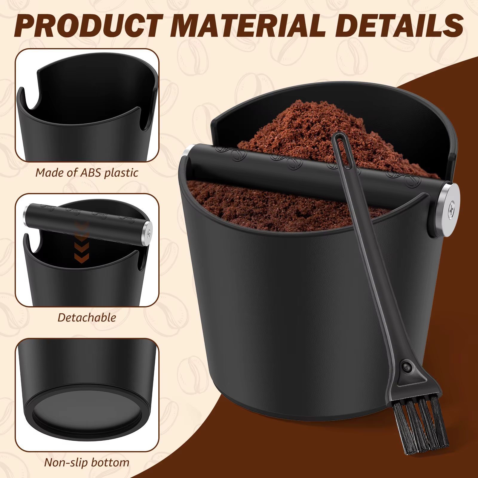 Boîte à café pour le café moulu