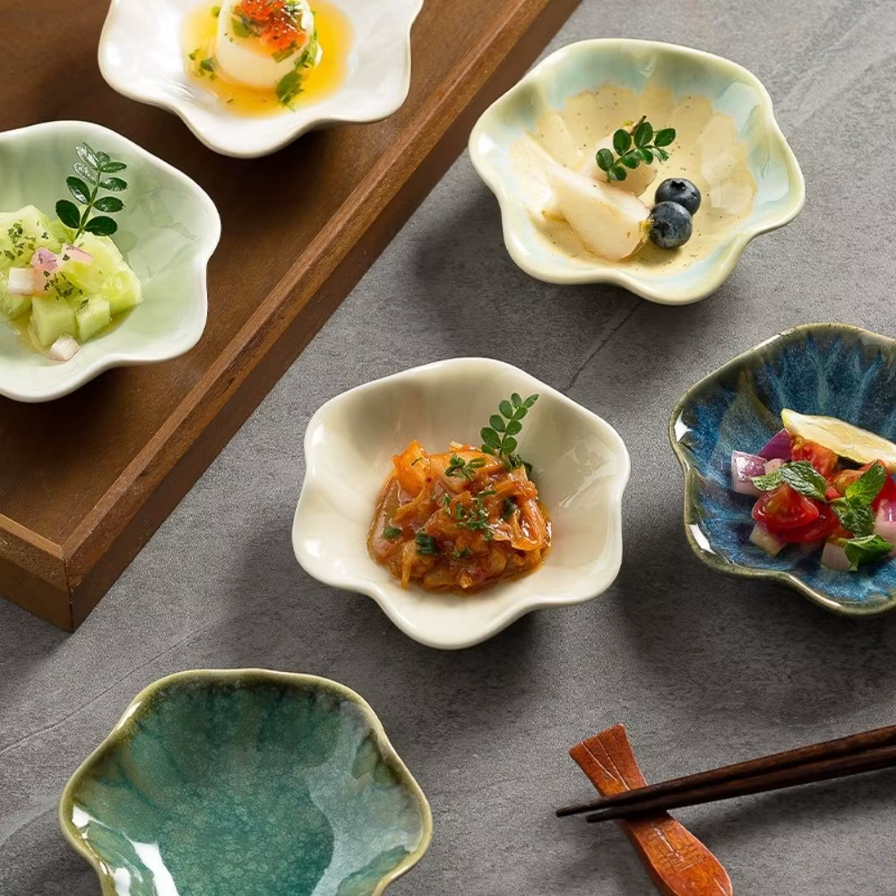 Plat à tremper décoratif en céramique de Style japonais