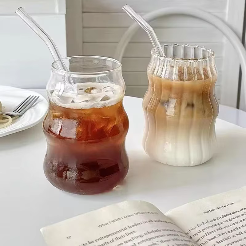 Pailles en verre écologiques réutilisables