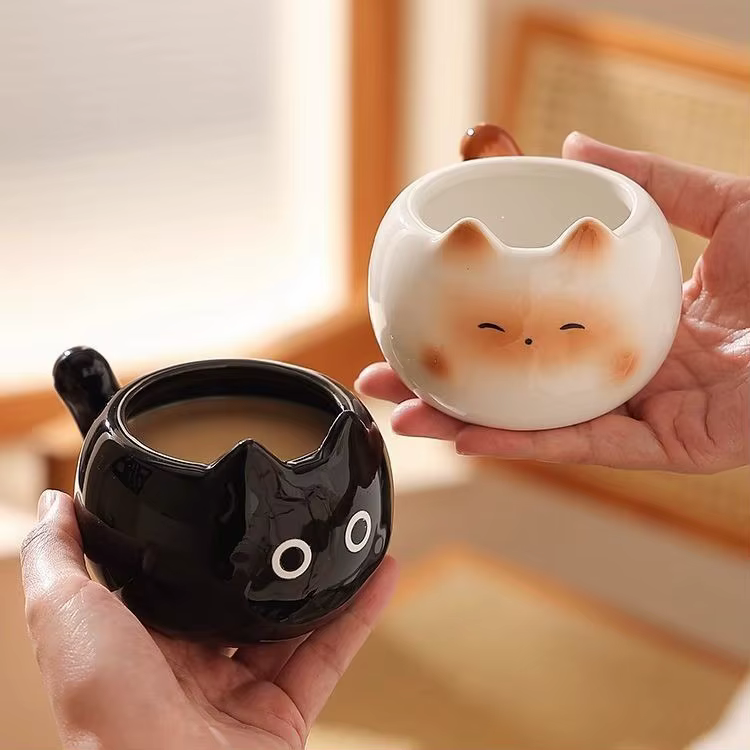 Mug en céramique chat siamois mignon