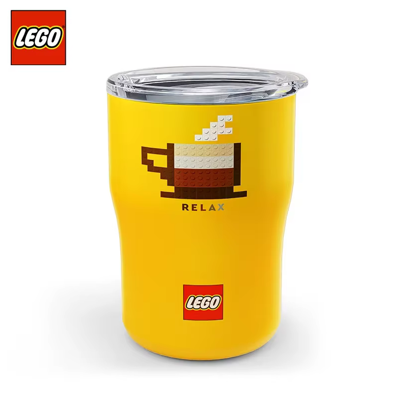 Tasse à café isotherme Lego jaune 300 ml