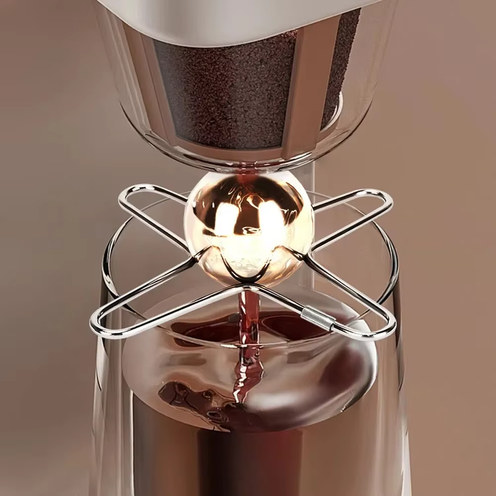 Boule réfrigérante réutilisable en acier inoxydable pour café expresso