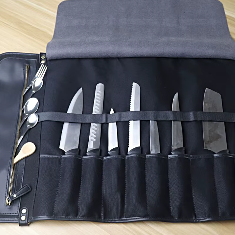 Sac à Rouleaux de Couteaux de Chef de Cuisine