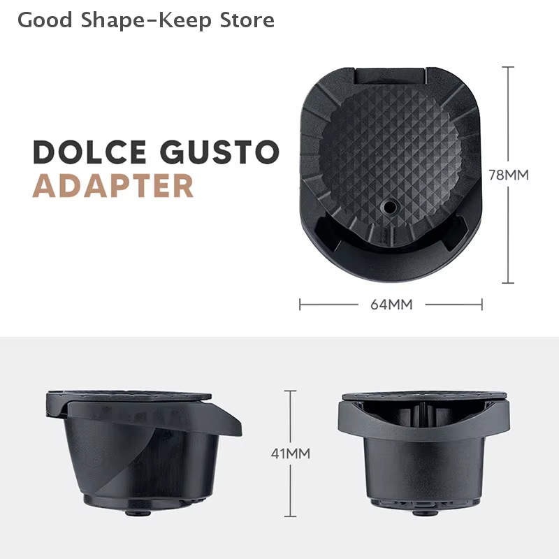 Adaptateur de capsules de café réutilisables pour broyeur de dosettes Dolce Gusto Genio S Crema