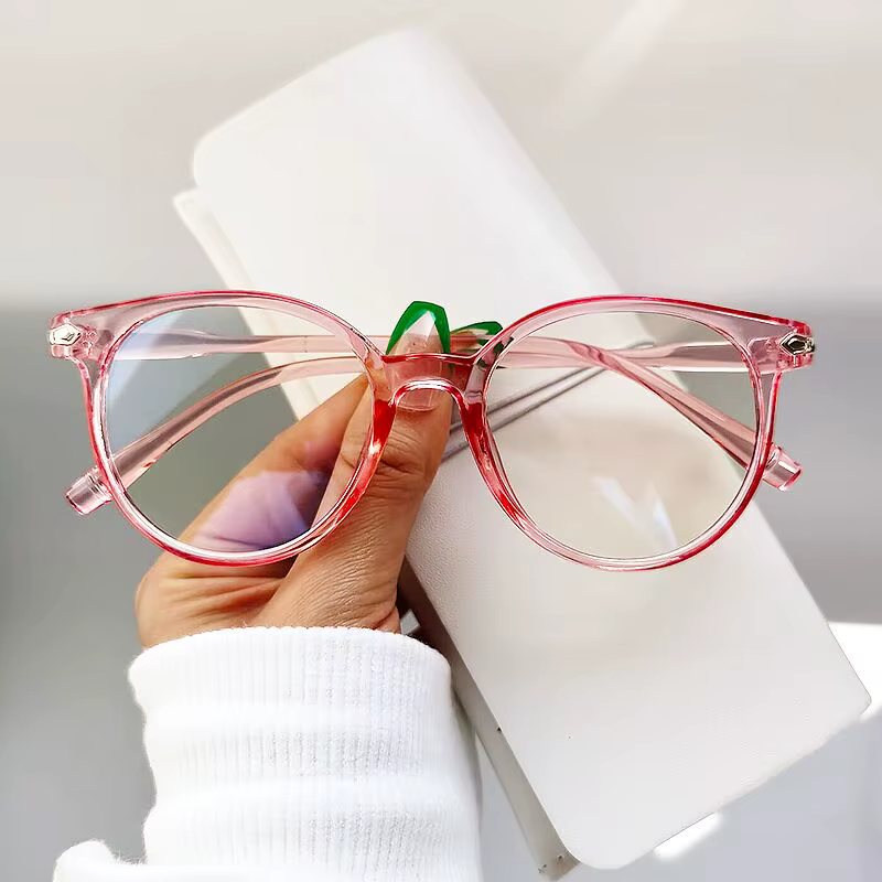Lunettes d'ordinateur transparentes, monture ronde pour femmes et hommes, lunettes de blocage, lunettes optiques, 2024